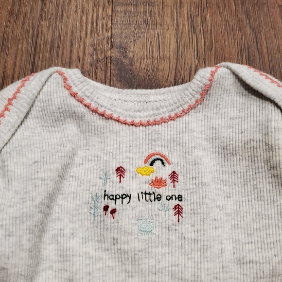 Carter Little Planet Matching Set Top Pants Hat Ribbed Organic Cotton Rainbow 3M - Picture 3 of 10